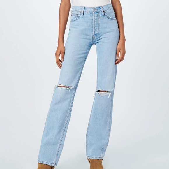 🤍 RE/DONE high rise loose jeans 🤍